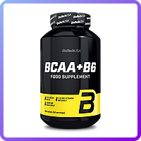 Амінокислоти BCAA BioTech BCAA + B6 (200 таб) (101320)