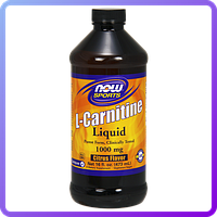 Жироспалювач NOW L-Carnitine Liquid 1000 mg (473 мл) (224103)