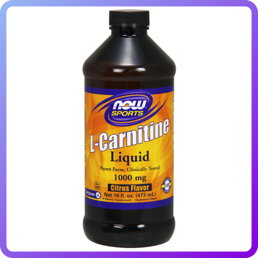 Жироспалювач NOW L-Carnitine Liquid 1000 mg (473 мл) (224103)