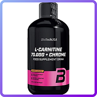 Жироспалювач L-карнітин BioTech L-Carnitine 70.000 mg + Chrome (500 мл) (222600)