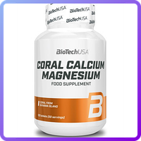 Минеральный комплекс из природного кораллового кальция и магния BioTech Coral Calcium - Magnesium (100 таб)