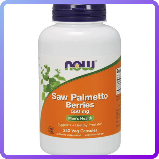 Мінеральний комплекс для чоловіків NOW Saw Palmetto Berries 550 мг (250 кап) (335163)