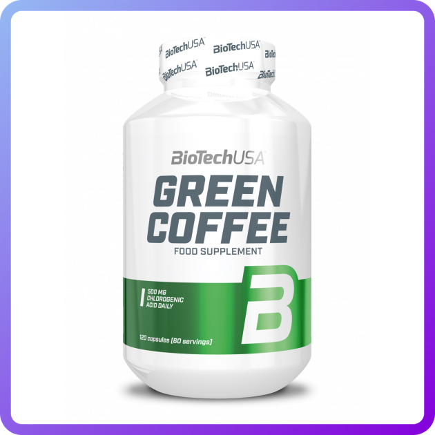 Антиоксидант і прискорювач обмінних процесів BioTech Green Coffee (120 кап) (222626)