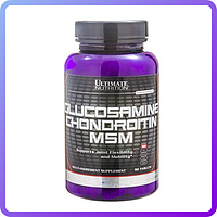 Препарат для відновлення суглобів і зв'язок Ultimate Nutrition Glucosamine & Chondroitin + MSM (90 таб) (104297)