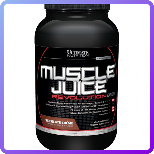 Гейнер Ultimate Nutrition Muscle Juice Revolution 2600 (2,1 кг) (104299) - фото 1 - id-p127820116