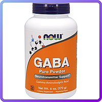 Активний стимулятор гормону росту NOW Foods GABA Powder (170 м) (102913)