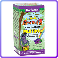 Витамины для Детей Bluebonnet Nutrition Rainforest Animalz Multiple (180 жевательных конфет) (227096)