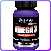 Комплекс незамінних жирних кислот Ultimate Nutrition Omega 3 (90 кап) (104309)