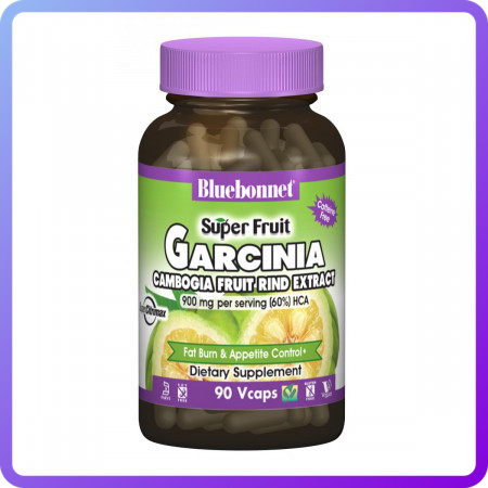 Екстракт Фрукта Гарцинія Камбоджійська Bluebonnet Nutrition Super Fruit Garcinia (90 желевых капсул) (227137)