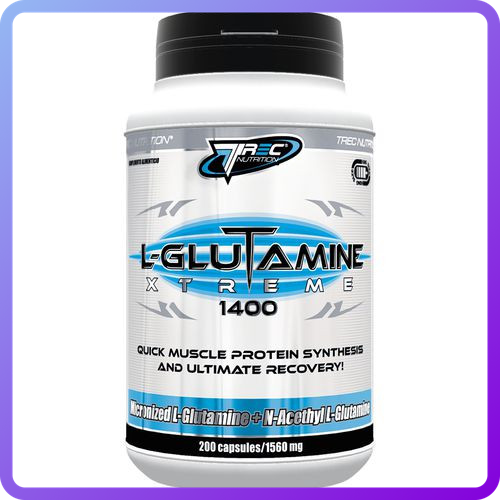 Глютамін Trec Nutrition L-Glutamine extreme (200 кап) (336651)