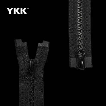 Блискавка тракторна  ykk 5 75 см колір чорний