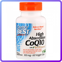 Антиоксидант для поддержки сердечно-сосудистой системы Doctor's Best High Absorption Coenzyme Q10 100 мг