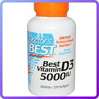 Витамины Doctor's Best Vitamin D3 5000IU (720 желатиновых капсул) (105912)