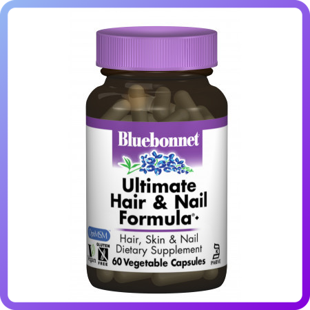 Остаточна Формула для Волосся і Нігтів Bluebonnet Ultimate Nutrition Hair & Nail Formula (60 желевых капсул) (338209)