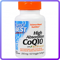 Антиоксидант для поддержки сердечно-сосудистой системы Doctor's Best High Absorption Coenzyme Q10 200 мг