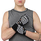 Рукавиці для фітнесу рукавички спортивні Tapout 168518 розмір M Black-White, фото 6