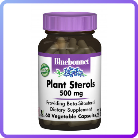 Рослинні Стерини Bluebonnet Nutrition Plant Sterols 500 мг (60 желевых капсул) (338211)