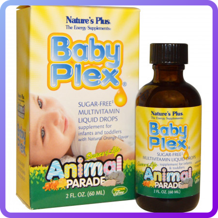 Рідкі Вітаміни для Немовлят Natures Plus Baby Plex Animal Parade (60 мл) (105973)