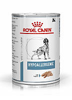 Упаковка влажного корма Royal Canin Hypoallergenic для собак (паштет) 12 шт х 400 г