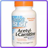 Л-карнітин Doctor's s Best Acetyl L-Carnitine 500 мг (120 желевых капсул) (338278)