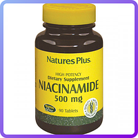 Ніацинамід Natures Plus Niacinamide 500 мг (90 таблеток) (227305)