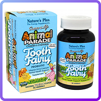 Пробіотик для Здоров'я Зубів для Дітей Natures Plus Animal Parade Tooth Fairv (90 жев таблеток) (227317)