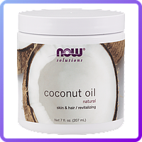 Кокосовое масло NOW Foods 100% Natural Coconut Oil (207 мл) (224254)