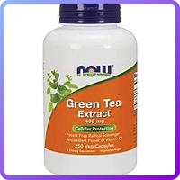 Комплекс з екстрактом зеленого чаю NOW Green Tea Extract (250 кап) (103016)