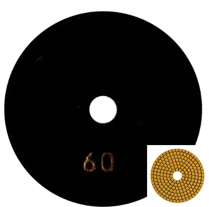 Черепашка (диск) для сухого шліфування BAUMESSER STANDARD №60 на липучці
