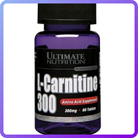 Жироспалювач Ultimate nutrition L-carnitine 300 мг (usp) (60 таб) (336726)