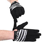 Рукавиці для фітнесу рукавички спортивні Tapout 168519 розмір L Black-White, фото 6