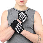 Рукавиці для фітнесу рукавички спортивні Tapout 168519 розмір L Black-White, фото 5