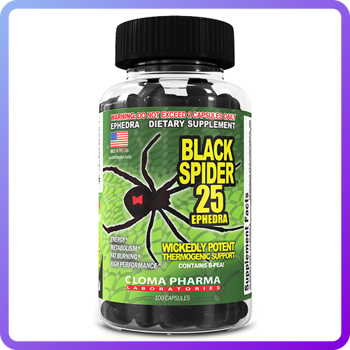 Жироспалювач Cloma Pharma Black Spider (100 капс) (101578)