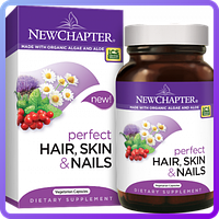 Комплекс для Оздоровления Волос Кожи и Ногтей New Chapter Perfect Hair, Skin & Nails (60 желевых капсул)