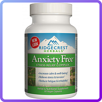 Комплекс для Снижения Стресса RidgeCrest Herbals Anxiety Free (60 желевых капсул) (227394)