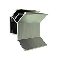 Профіль алюмінієвий багаторівневий безщелевий вилка 45° для натяжної стелі 2.5 м