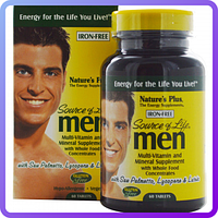 Вітаміни для Чоловіків Natures Plus Source of Life Men (60 таблеток) (338392)