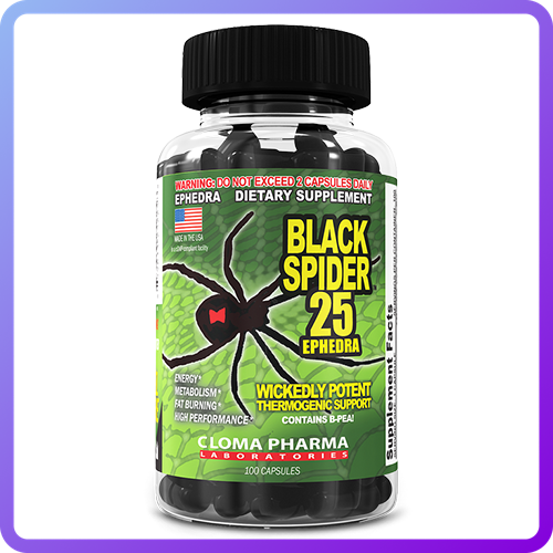 Жироспалювач Cloma Pharma Black Spider (100 капс)  (445078)