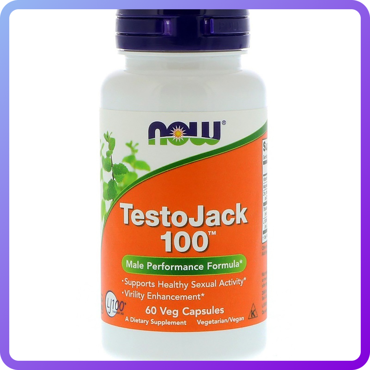Стимулятор тестостерону NOW Foods TestoJack 100 (60 капс) (339959)