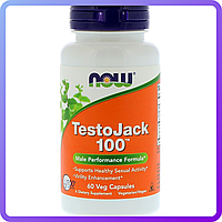 Стимулятор тестостерону NOW Foods TestoJack 100 (60 капс) (339959)