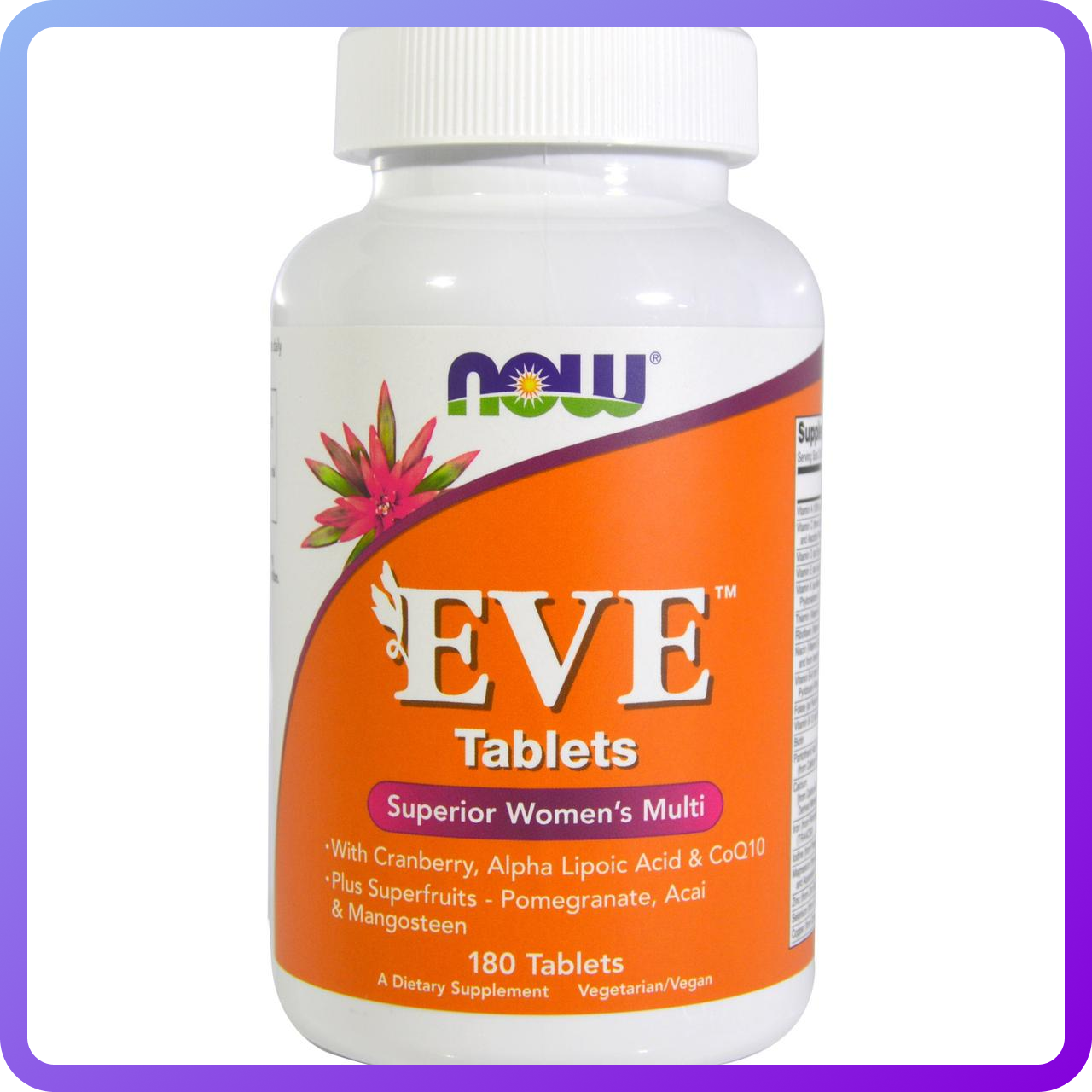 Вітаміни для жінок NOW Foods Eve (180 таб) (335343)