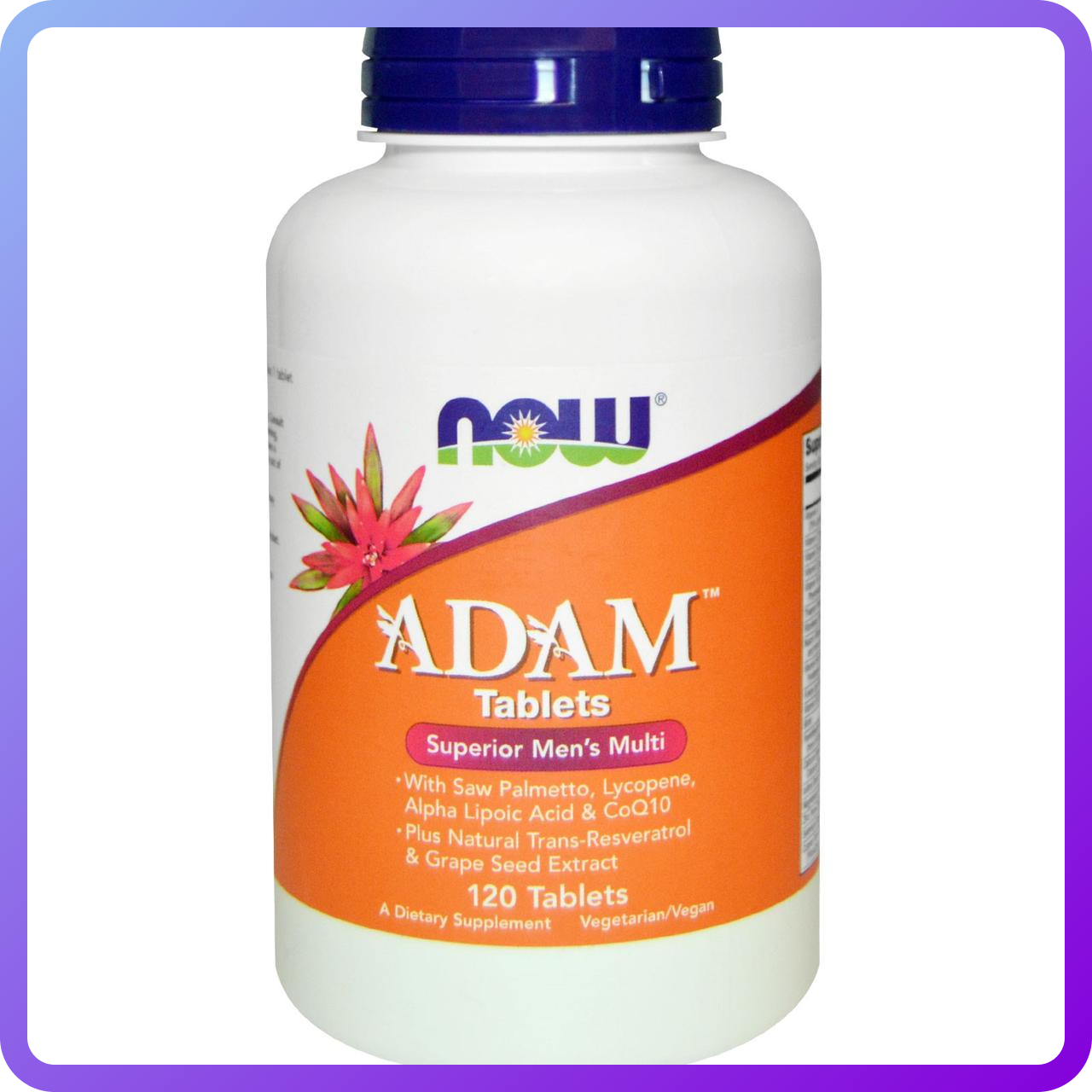 Вітаміни для чоловіків NOW Foods Adam (120 таб) (335346)