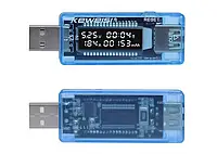 USB тестер Измеритель напряжения тока емкости KEWEISI-V20