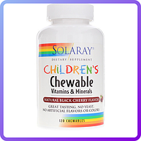 Вітаміни для дітей Solaray Childrens Vitamins & Minerals (120 таб) (225947)