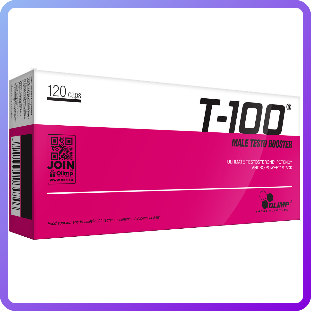 Стимулятор тестостерону Olimp T-100 (120 кап) (340011)