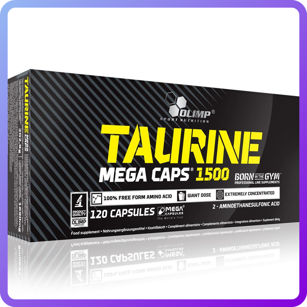 Таурин Olimp Taurine Mega Caps (120 кап) (340013)