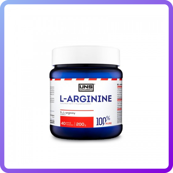 Амінокислоти Uns 100% Pure L-arginine 200 г (231468)