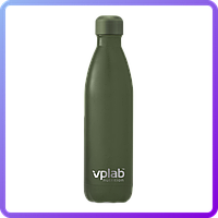 Фляга для води VPLab Metal water bottle 500 мл (Military Yellow Black Lime) (341355)