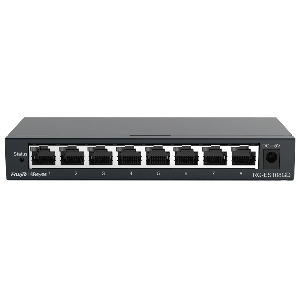 8-портовий гігабітний комутатор Ruijie Ruijie Reyee RG-ES108GD
