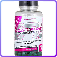 Л-Карнітин Trec Nutrition L-CARNITINE + GREEN TEA (90 кап) (229111)